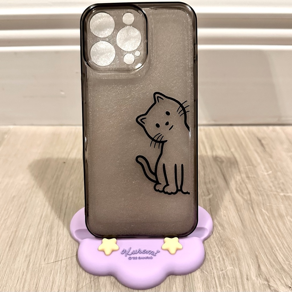 Cute Kitty Silicone Soft iPhone Case